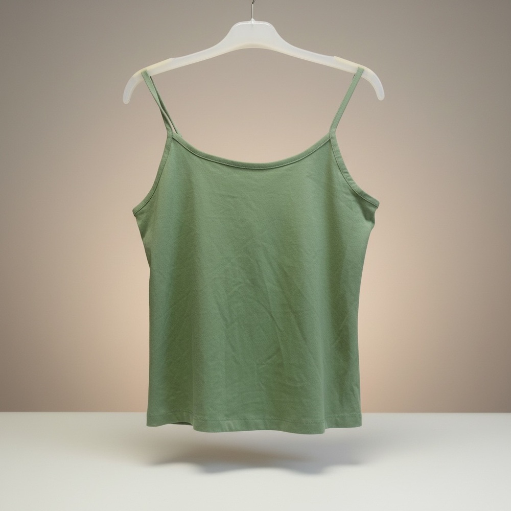 La Vie En Rose Green Tank Top - Picture 2 of 3